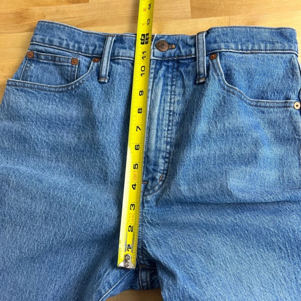 Madewell Jeans The Perfect Vintage Wide-Leg Crop Size 28 Tall Blue High Rise - Picture 11 of 14